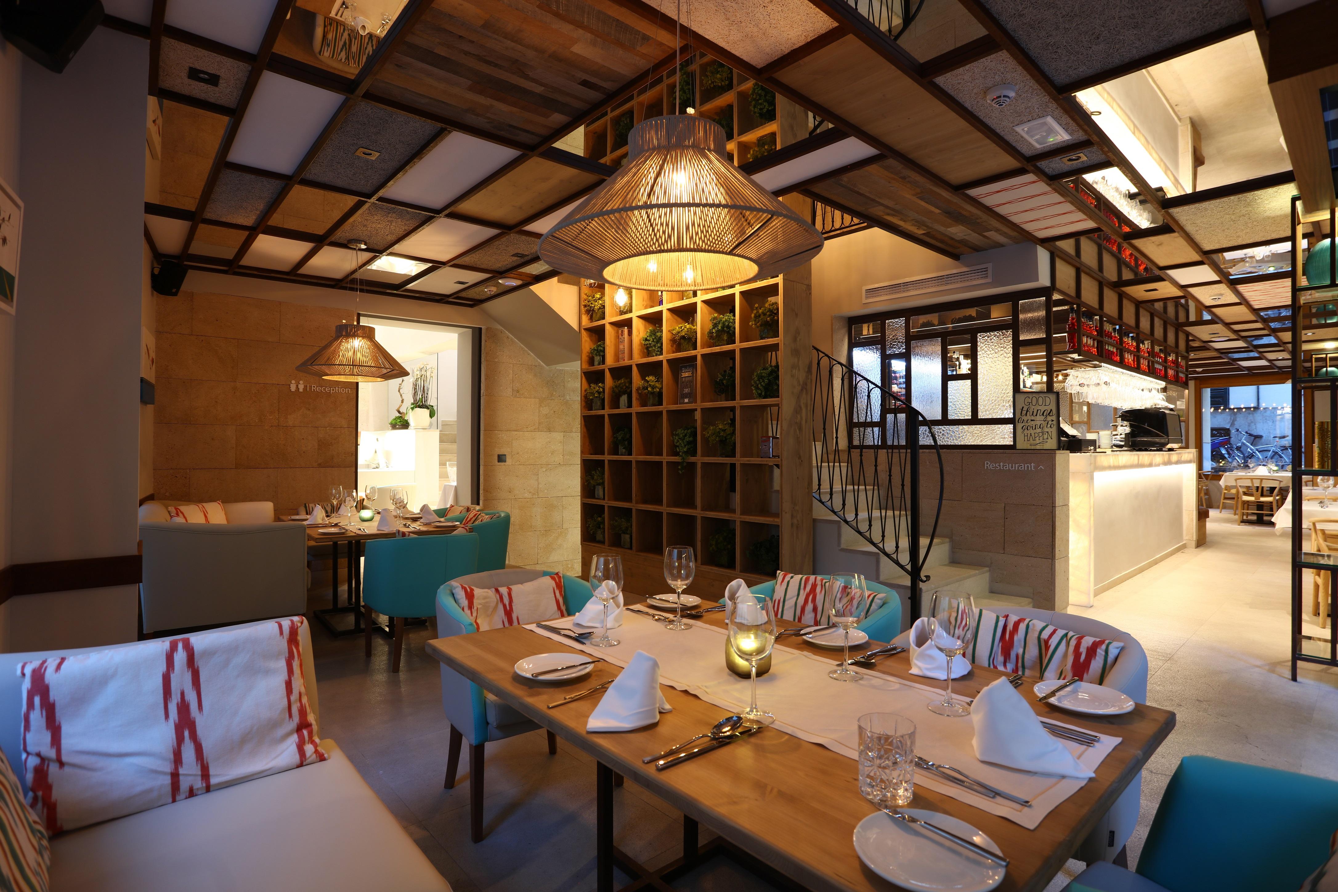 Bo Hotel Palma Exteriér fotografie Interior of the restaurant