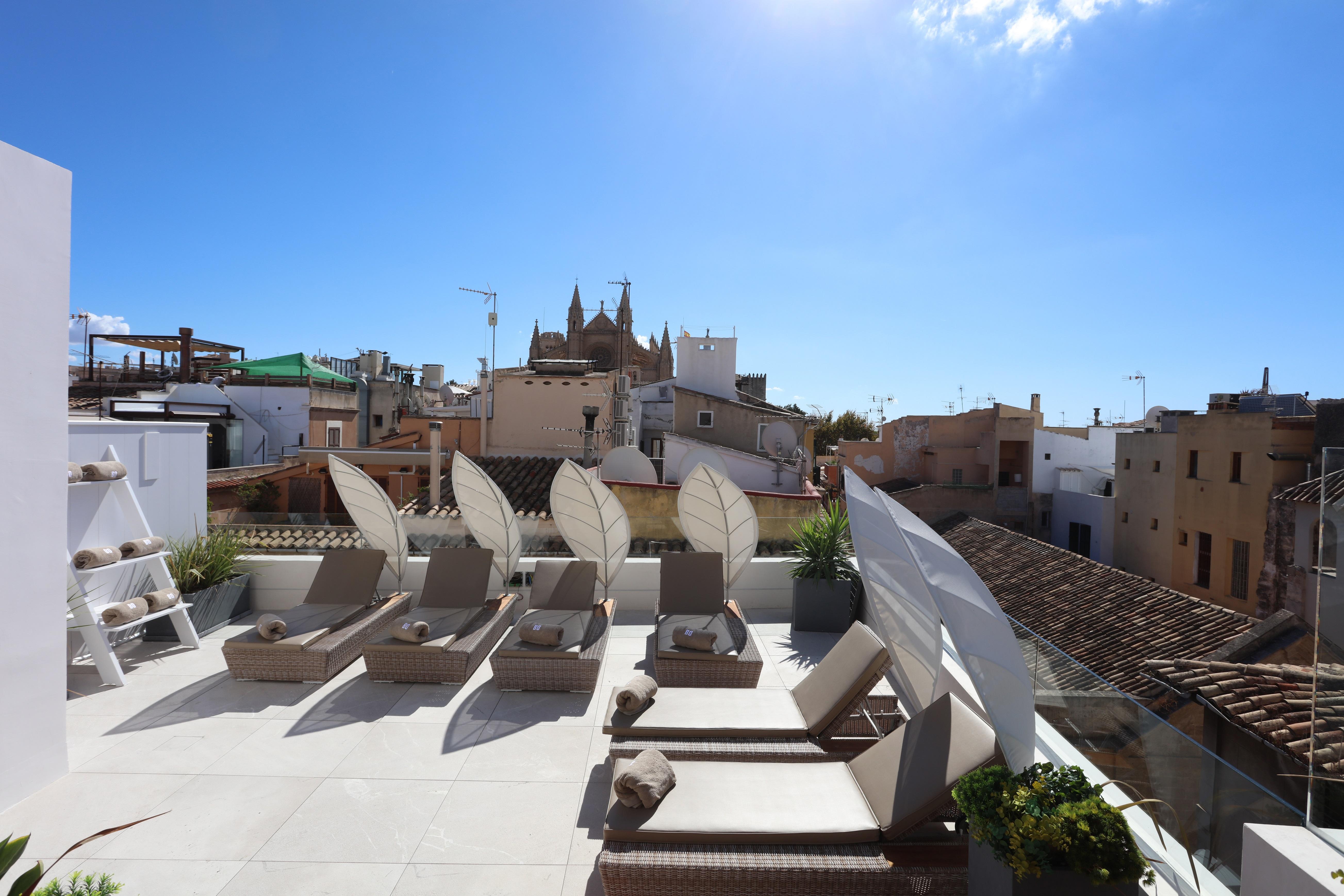 Bo Hotel Palma Exteriér fotografie The hotel's rooftop